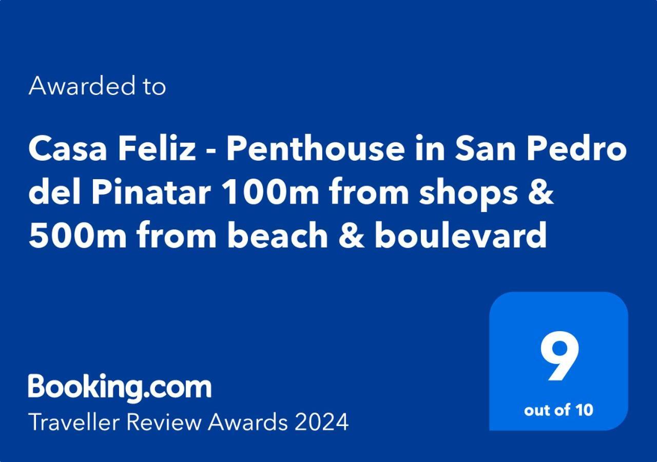Casa Feliz - Penthouse In San Pedro Del Pinatar 100M From Shops & 500M From Beach & Boulevard Екстериор снимка